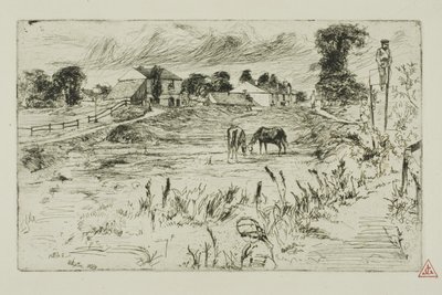 Landschaft mit Pferden von James Abbott McNeill Whistler