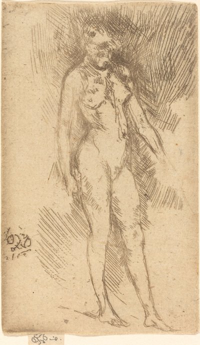 Kleine nackte Figur von James Abbott McNeill Whistler