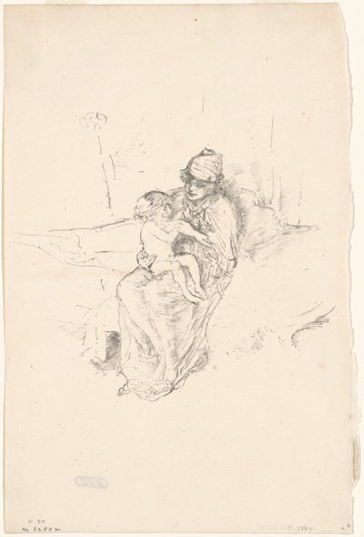 Mutter und Kind, Nr. 1 von James Abbott McNeill Whistler