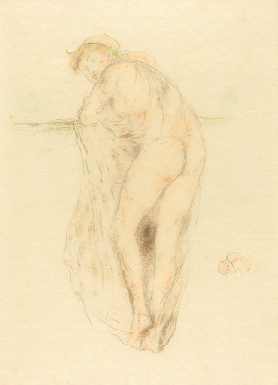 Nacktes Modell, Rückansicht von James Abbott McNeill Whistler