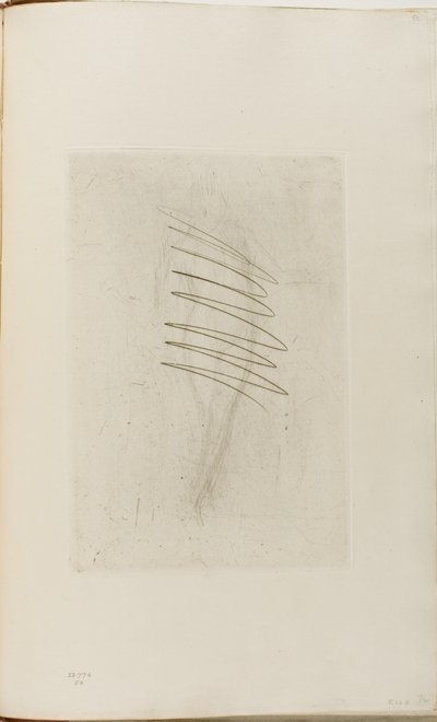 Stehende nackte Frau, Hand in der Hüfte von James Abbott McNeill Whistler