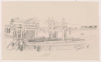 Alte Battersea-Brücke von James Abbott McNeill Whistler