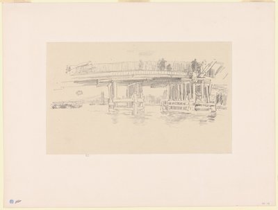 Alte Battersea-Brücke von James Abbott McNeill Whistler