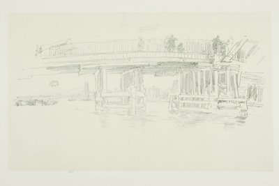 Alte Battersea-Brücke von James McNeill Whistler