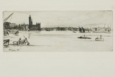 Alte Westminster-Brücke von James Abbott McNeill Whistler