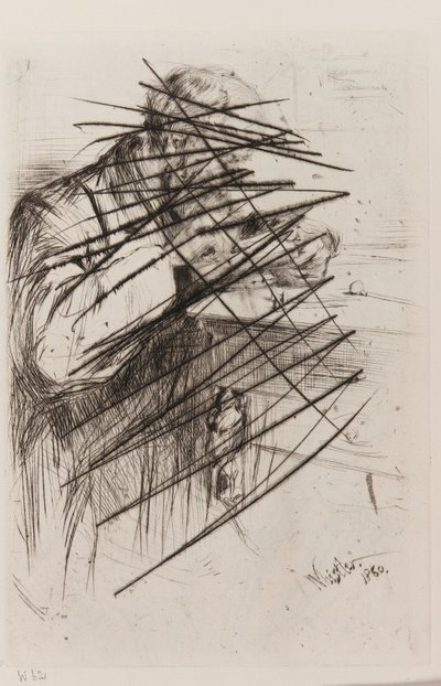 Riault (Der Holzstecher) von James Abbott McNeill Whistler