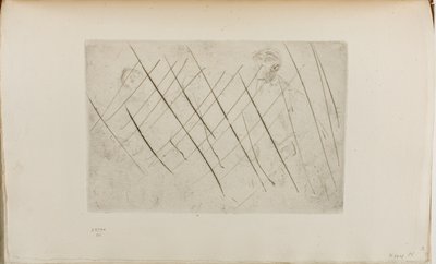 Skizze von Köpfen von James Abbott McNeill Whistler