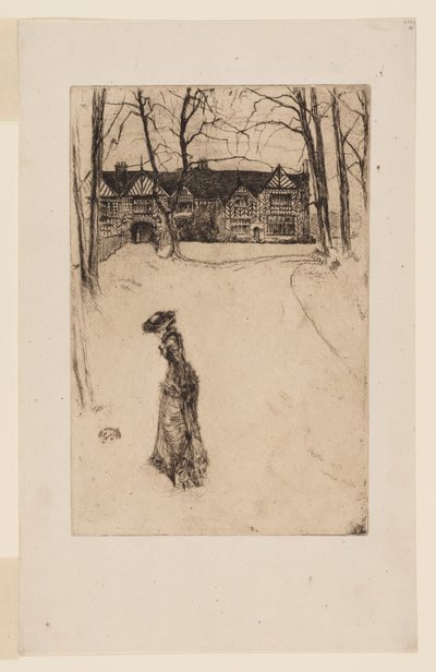 Speke Hall: Die Allee von James Abbott McNeill Whistler