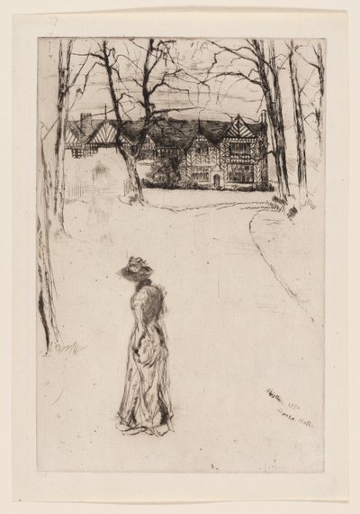 Speke Hall: Die Allee von James Abbott McNeill Whistler