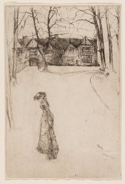 Speke Hall: Die Allee von James Abbott McNeill Whistler