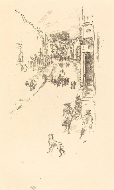 Sonntag, Lyme Regis von James Abbott McNeill Whistler