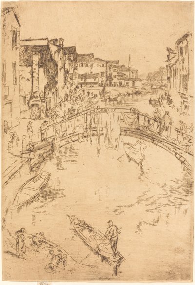 Die Brücke von James Abbott McNeill Whistler