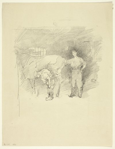 Die Hufschmiede von James Abbott McNeill Whistler
