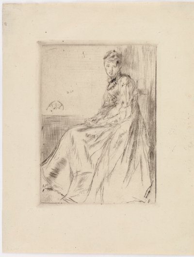 Der Brief (Maud, sitzend) von James Abbott McNeill Whistler