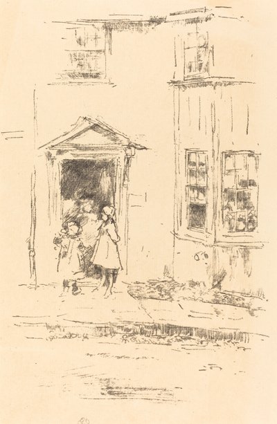 Die kleine Tür, Lyme Regis von James Abbott McNeill Whistler