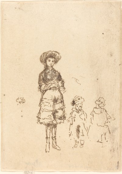 Die kleine Krankenschwester von James Abbott McNeill Whistler