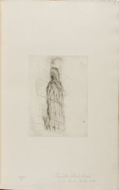 Das kleine Samtkleid von James Abbott McNeill Whistler