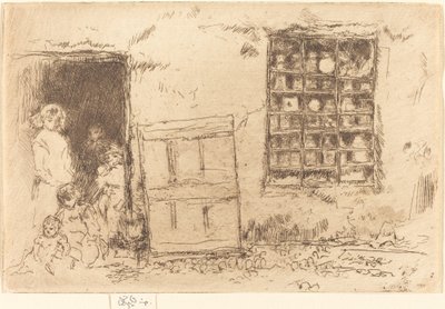 Der Dorfladen von James Abbott McNeill Whistler