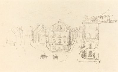 Versuchsskizze: Grand Rue, Dieppe von James Abbott McNeill Whistler