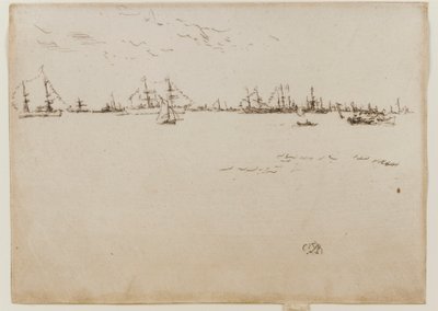 Truppenschiffe von James Abbott McNeill Whistler