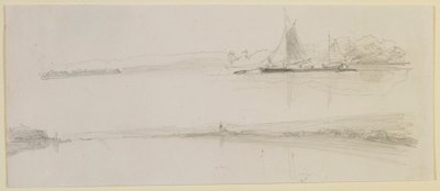 Zwei Szenen an einem Fluss von James Abbott McNeill Whistler