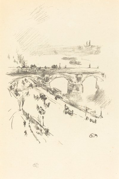 Waterloo-Brücke von James Abbott McNeill Whistler