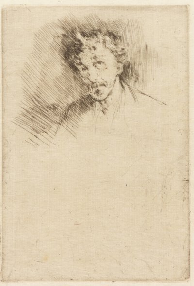 Whistler mit der weißen Locke von James Abbott McNeill Whistler