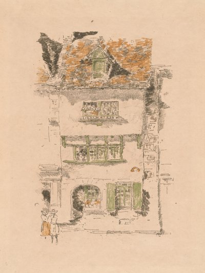 Gelbes Haus, Lannion von James Abbott McNeill Whistler