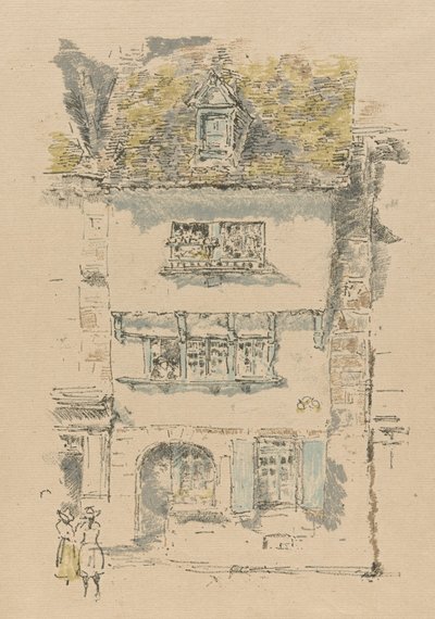 Gelbes Haus, Lannion von James Abbott McNeill Whistler