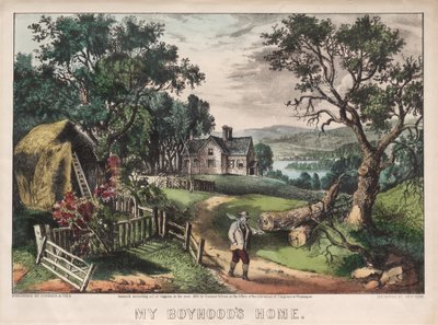 Mein Jugendheim, 1872 von James Merritt Ives