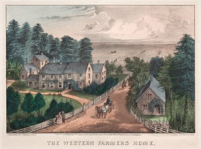 Das Heim des westlichen Bauern von James Merritt Ives