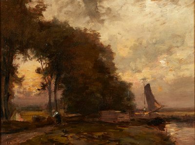 Eine niederländische Landschaft von James Noble