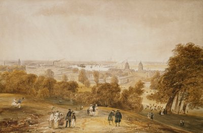 Ein Blick auf London von Greenwich von James Pattison Cockburn