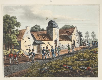 Das Bauernhaus in Mont St Jean von James Rouse
