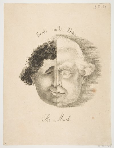 Die Maske, 21. Mai 1783 von James Sayers