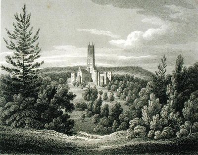 Fonthill Abbey vom Leuchtturm von James Storer