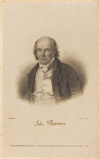 John Flaxman von James Thomson after William Derby