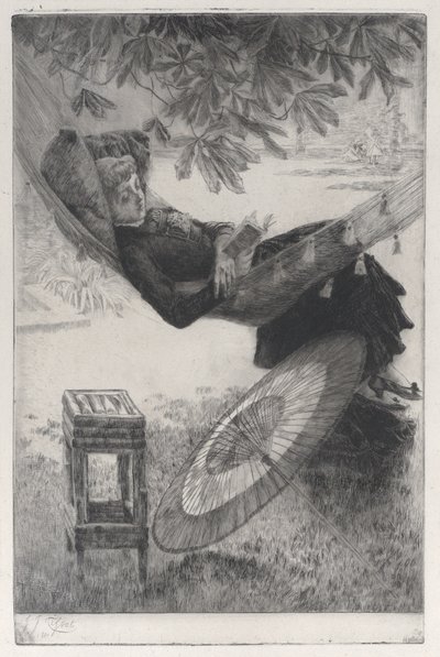 Die Hängematte, 1880 von James Tissot