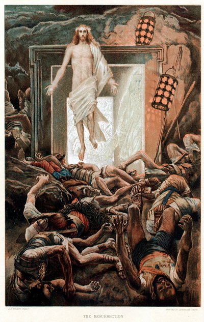 Die Auferstehung, ca. 1890 von James Tissot