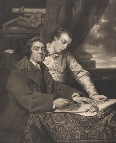 James Paine und sein Sohn von James Watson