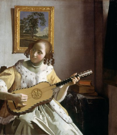 Die Gitarrenspielerin von Jan Vermeer van Delft