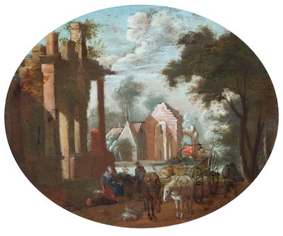 Ruine eines Schlosses von Jan (follower of) Brueghel