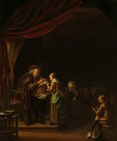 Der Schulmeister von Jan Adriaensz. van Staveren (copy after)