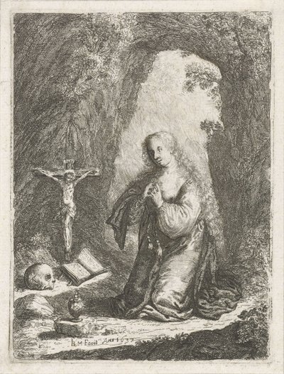 Die reuige Maria Magdalena von Jan Barentsz. Muyckens