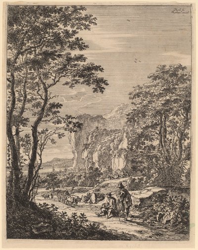 Der Ochsenkarren: Blick zwischen Ancona und Sinigaglia von Jan Both