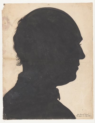 Silhouettenporträt von Jan Brandes von Jan Brandes
