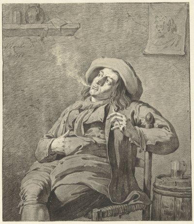 Rauchender Mann von Jan Ekels (II)