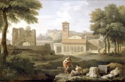 Ansicht von Tivoli von Jan Frans van Bloemen