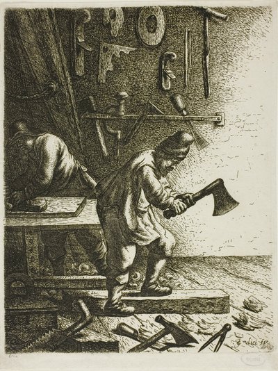 Der Zimmermann von Jan Georg van Vliet