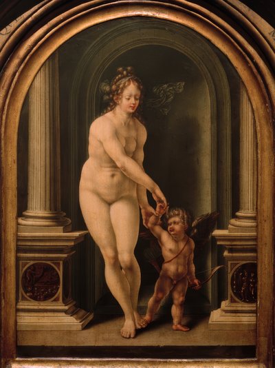 Venus und Amor von Jan Gossaert